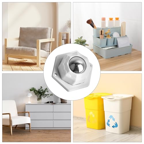 YSDMY rueda para muebles de 20 mm, ruedas autoadhesivas 360 grados para electrodomésticos de cocina, pequeñas ruedas para muebles, caja de basura - imagen 7