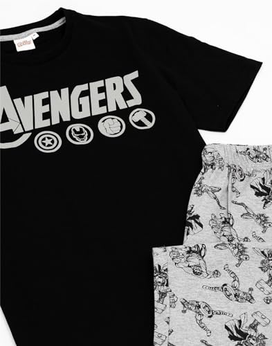 Marvel The Avengers Mens Pajamas Logo Lounge Pants & T-Shirt Set3