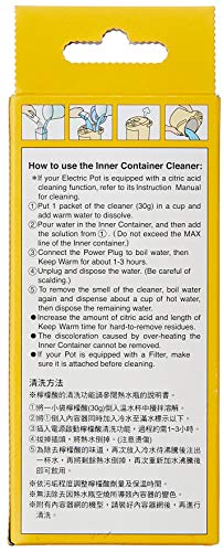 Image of Zojirushi #CD-K03EJU Inner Container Cleaner for Electric Pots, 8 Packets,White