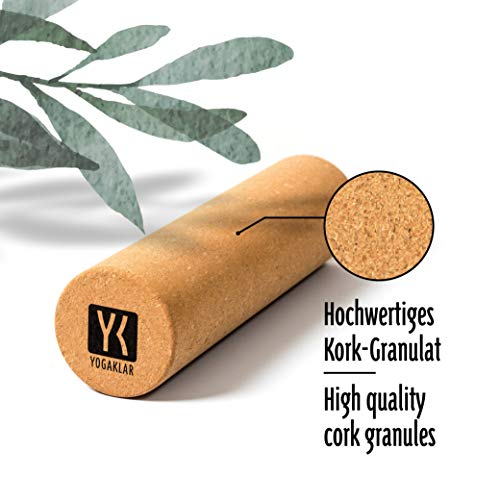 YOGAKLAR - Rullo in sughero naturale per un