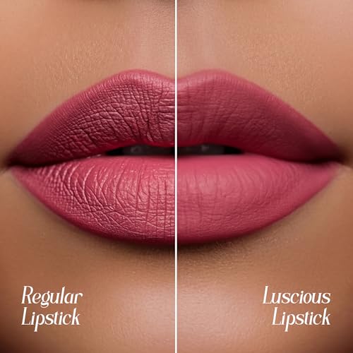 Image of Colors Queen Luscious Lips - Non Transfer Creamy Matte Lipstick | Highly Pigmented with Smooth Application | Long Lasting Lipstick Waterproof | Smudge Proof Lipstick for Women (02 - Dusty Pink - 3.5g)