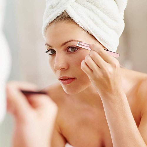 image for Amytor Tweezers Set 4-piece,Professional Stainless Steel Slant Tip and