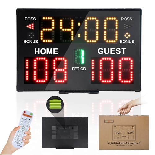 Ousmile Basketball Scoreboard with Timer