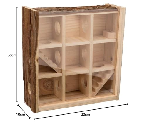 Trixie 61709 Natural Living Spielturm, 30 × 30 × 10 cm