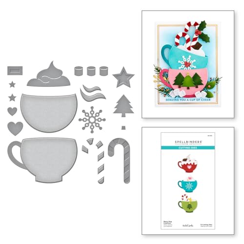 Spellbinders S4-1311 Merry Mug Creations Etched Wafer-Thin Dies by Nichol Spohr by Spellbinders - Used condition - US$19.62