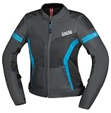IXS Trigonis-Air Giacca Tessile Moto da Donna, Grigio/Blu, 3XL
