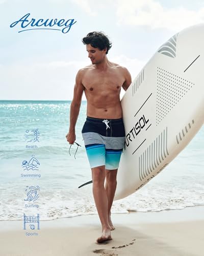 Short De Bain Pour Homme - Polyester Recyclé / Séchage Rapide (Olive