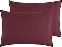 Vista 12 de Empyrean Bedding - Fundas de almohada de microfibra de doble cepillado e hipoalergénica – Fundas de almohada de lujo – Fundas de almohada de alta