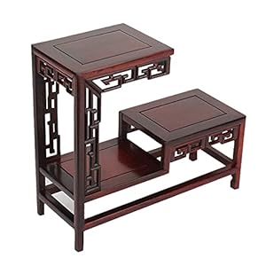 lekbakken voor plantenpotten Houten Vaas Basis Odd Jade Ornamenten Basis Theepot Bracket Wenge Wood High En Low Bonsai…