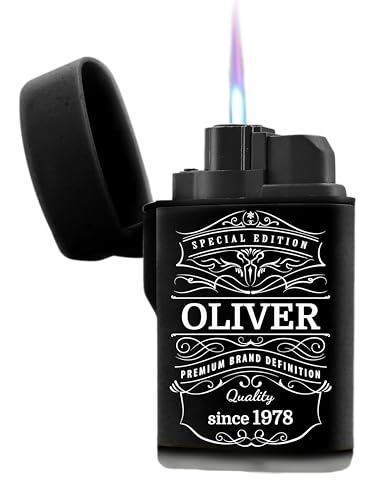 geschenke-fabrik.de - Feuerzeug personalisiert mit Wunschname & Geburtsjahr - Sturmfeuerzeug Jetflamme - nachfüllbar - Geschenk für Männer zum Geburtstag Weihnachten Gravur geschenke-fabrik.de - Feuerzeug personalisiert mit Wunschname & Geburtsjahr - Sturmfeuerzeug Jetflamme - nachfüllbar - Geschenk für Männer zum Geburtstag Weihnachten Gravur