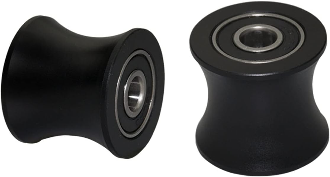Total Gym Replacement Set of 4 Wheels/Rollers for Models DLX, DLX II, DLX III, Adv DLX, Pilates, Pilates Pro 2500, 3000, 4000๏ผ570, 2000 ๏ผBlack๏ผ
