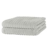 🛁 DUSCHTÜCHER SET - Freuen Sie sich auf das kuschelige und dicke Duschtuch, mit einer Größe von 70x140 cm! Unser praktisches Set beinhaltet zwei Stück der Duschtücher.