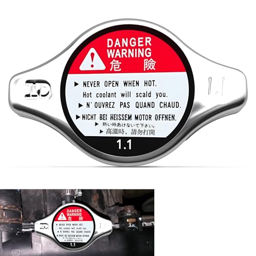 YUPIKJI Radiator Cap Engine Coolant Anti-Heat Cap Compatible with 1994-2006 Honda Accord 1992-2005 Civic 1997-2005 CRV 1995-2007 Odyssey 2003-2008 Pilot Repalces OEM# 19045-PAA-A01 19045-RAA-003