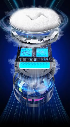 Image of Cubonic SL91 Mobile Game Phone RGB Cooler Semiconductor Heatsink with 3 Gear Speed(P2, P1, AI), LED Temperature Display, Type C Radiator Radiator for Gaming /Streaming /Editing