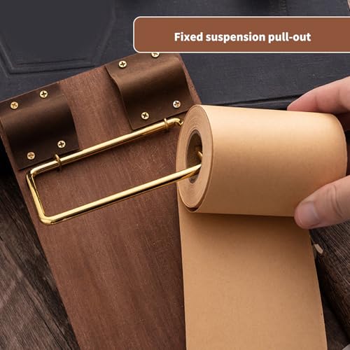 Porte-bloc rétro rechargeable avec bloc-notes mural pour note et déco - 3