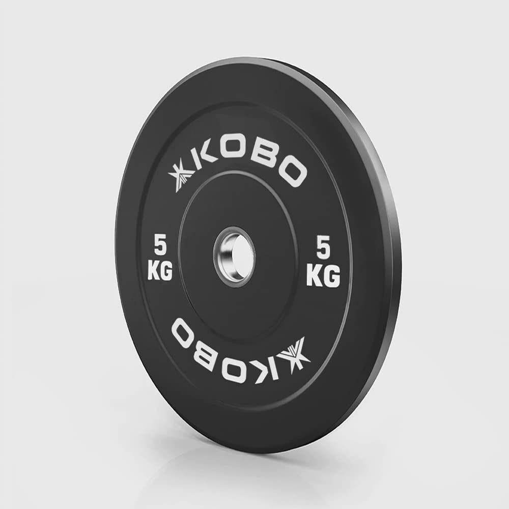 Kobo Bumper Plate/Black Rubber Olympic Weight Plate 5 Kg x 2 = 10 Kg (IMPORTED) (B09SZ4FCMM) Amazon Price History, Amazon Price Tracker