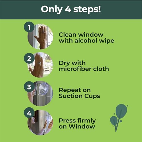 Image of Window Garden Double Veg Ledge - Window Shelf for Plants, Clear Acrylic Shelves - Suction Cup Indoor Plant Holder - Glass Window Sill Extender for Microgreens Kit, Seed Starter Pots, Planters (2 Pack)