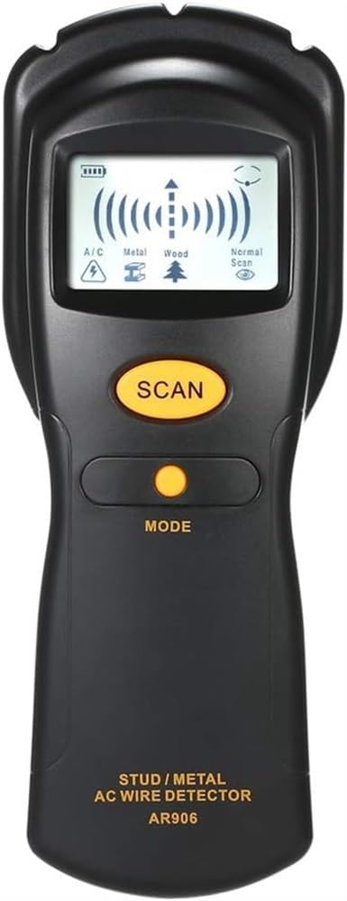 Scanner mural capteur de recherche multifonction pour fil AC sous tension, bois et métal