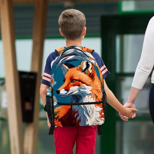 Sac à dos renard et fleur, le cadeau de rentrée idéal pour les adolescents