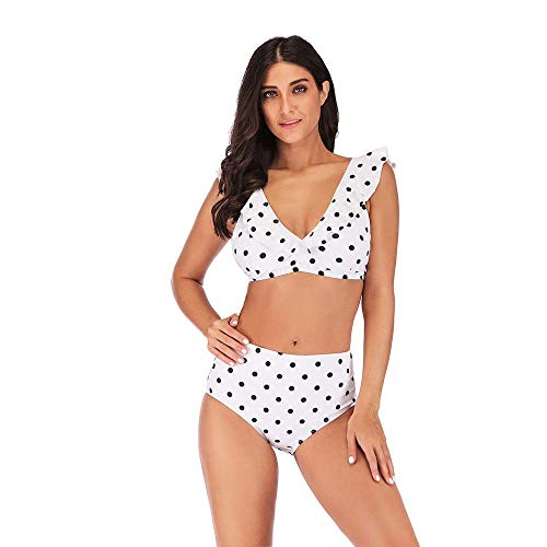 Maillot de bain à volants bikini grand taille galbant