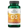 Swanson Higher Potency Vitamin D-3 2000 Iu - Sunshine Vitamin Bone, Immune Support (50 mcg) 250 Capsules