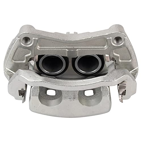 Image of TRQ Front Brake Caliper Set Zinc Coated Brackets Compatible with 2006-2018 Infiniti M35 M45 EX35 G25 G35 G37 M37 M56 Q40 Q70 Q70L QX50 QX70 2009-2018 Nissan 370Z 2011-2014 Murano