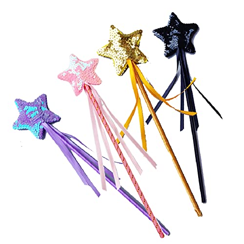 NAMOARLY 2 Piezas Varita Mágica Varitas De Disfraz De Princesa Disfraz