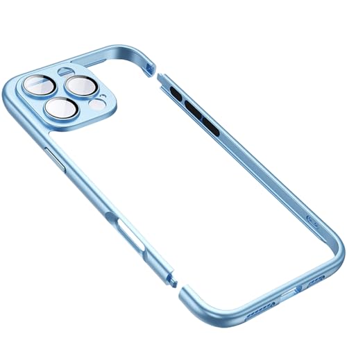 Phone 16 Pro Max/16 Pro/16 Plus/16�p�P�[�X�A�J���������Y�v���e�N�^�[�t�����X�����n�[�hPC�t���[���P�[�X�A���K�ȃA�[�N�G�b�W�ŃO���b�v�͂�����A�u���[�A16 Plus