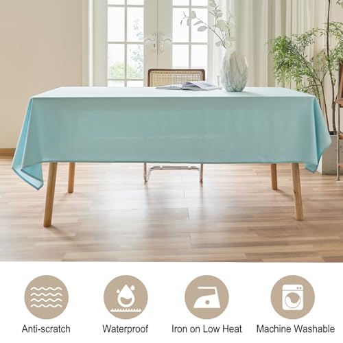 Image of AUSSPVOCT Textured Table Cloth Rectangle 60x120 Inch for Home Kitchen Decor