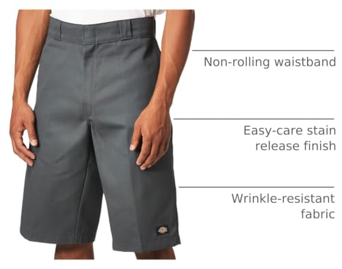 Image of Dickies Men's Relaxed Fit Multi-use Pocket Work Shorts, 13 inch