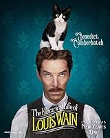 The Electrical Life of Louis Wain 3 z20422 A1 Poster on Photo Paper - Glossy Thick (33/24 inch) (84/59 cm) - Film Movie Posters Wall Decor Art Actor Actress Gift Anime Auto Cinema Room Wall Decorati