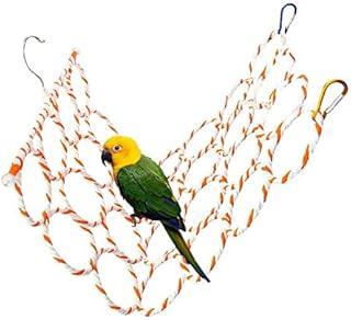 QIODAZOO Bird Swings Stand, Toys for Birds Birdcage Perches Hanging Ladders Climbing Toys for Parrot Budgies Parakeet (Randomly Color)