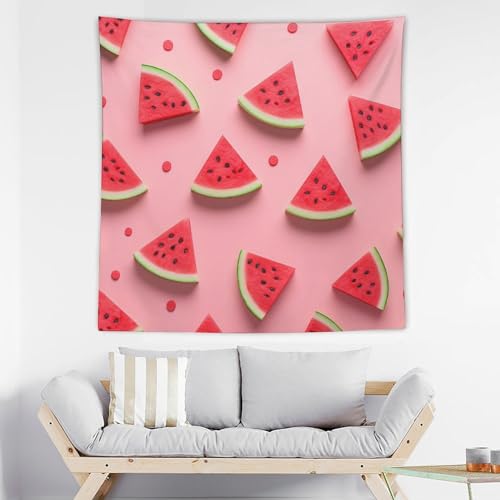 Tapisserie murale pastèque esthétique pour une déco de chambre originale
