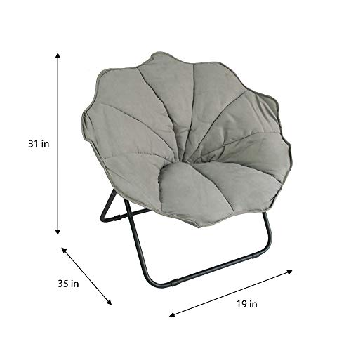 Elegant Home Fashions Pet Bed With Microfiber Cover Cushion, Grey (Pet-1003) #TOP2