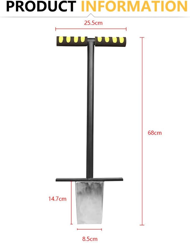 Soil Sampler Probe – T-Type Soil Test Kit with Chamfered Sampling Head for Lawn, Garden, Golf Courses, and Farm Soil Sampling