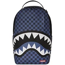 Sprayground Limited Edition 910B7400NS Midnight Sip Check Backpack Blue, blue, M