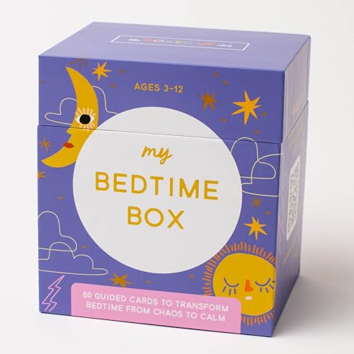 The Bedtime Box : 60 Guided and Habit Building Activity Cards That Transform Children's Bedtimes from Chaos to Calm | Positive Affirmations | Relaxation Techniques | Parent-Child Bonding (Ages 3-12)