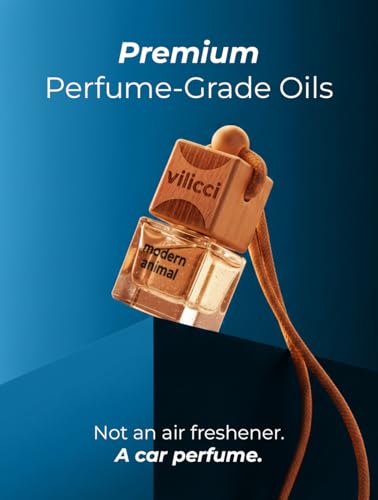 Image of Vilicci Car Air Freshener | Luxurious Auto Perfume | Premium Hanging Air Freshener | Long Lasting Fragrance for Auto and Home | 1 Bottle of Car Scent (4 Count (Pack of 1), Gift Set)