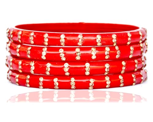 JD'Z COLLECTION Indian Bangles Set For Women Kada Bangle Traditional Bollywood Bangles Wedding Wear Bangle Set Of