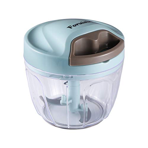 Foruisin Manual Food Chopper, Easy & Powerful Hand Held Vegetable Chopper/Blender to Chop