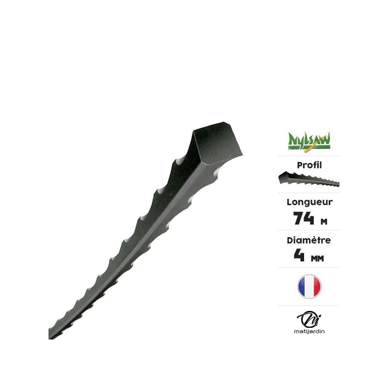 Matijardin - Fil débroussailleuse Cranté 4 mm x 74 m Nylsaw