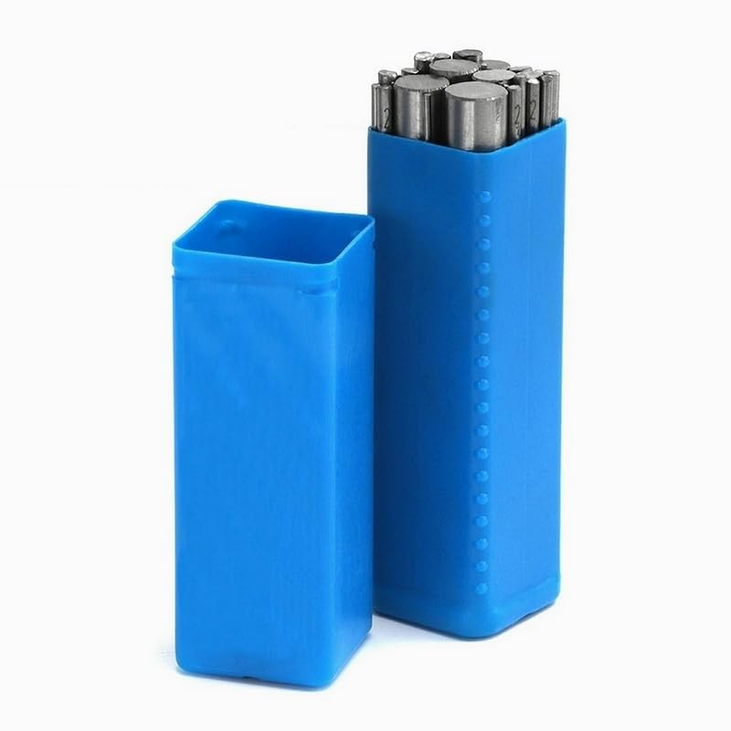 Pièce 30/36 d‘acier inoxydable cuir solide core stick roll mandrel coil creux forme rod pour joaillerie outil de fabrication de bijouterie (30 Piece X Length 100MM)