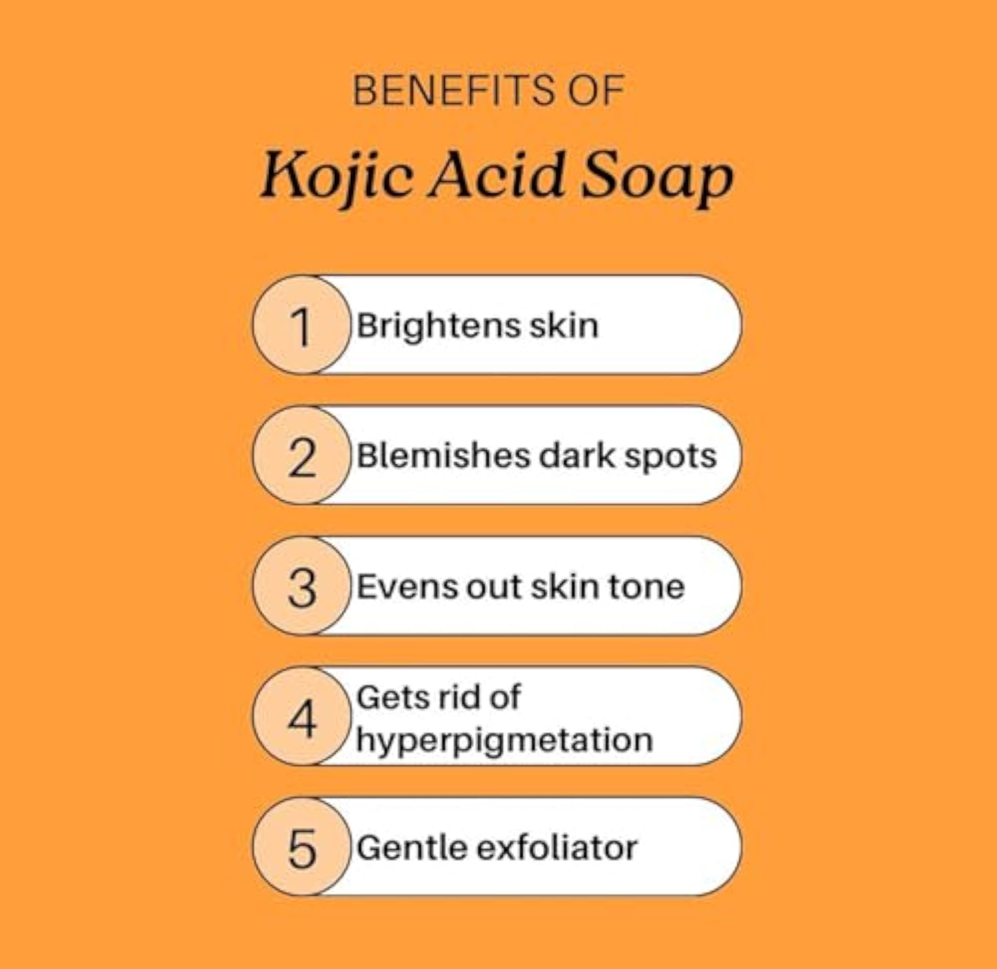 + Kojic Acid & Turmeric Soap, Deep Cleansing