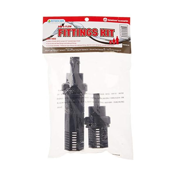 Botanicare Ebb & Flow Fitting Kit with 2 Extensions