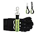 Sinseike Custom Embroidered Reflective Firefighter Work Glove Strap (Personalized)
