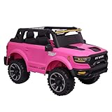 Zippy Toys, Carro Elétrico Dodge Ram Rosa 12V com Controle Remoto