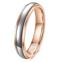 4mm-Rose gold & Silver