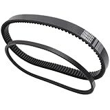 Gjhch Drive Belt & Starter Belts Kit for EZGO 4 Cycle Gas Golf Cart 1994-Up, Golf Cart Belt and Club Car Belt Replacement 26414G01,72054G01, Set of 2