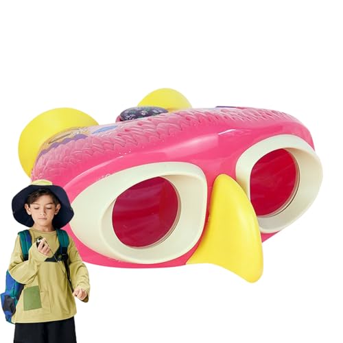 Binocolo per compatto per per allaperto - Giocattoli binocoli a forma di gufo ad alta risoluzione 5 x 25 Include Bussola e cordino per 3