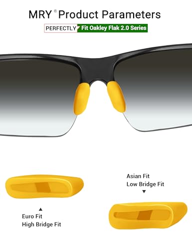 Image of Mryok Replacement Nose Piece Nose Pads for Oakley Half Jacket /Flak 2.0 /Half Jacket 2.0 /Flack Jacket Sunglass - Options